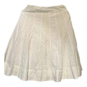 Whimsical White Lace Skirt Size 4
